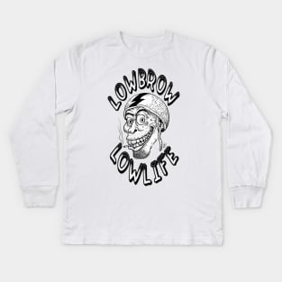 Lowbrow Lowlife Kids Long Sleeve T-Shirt